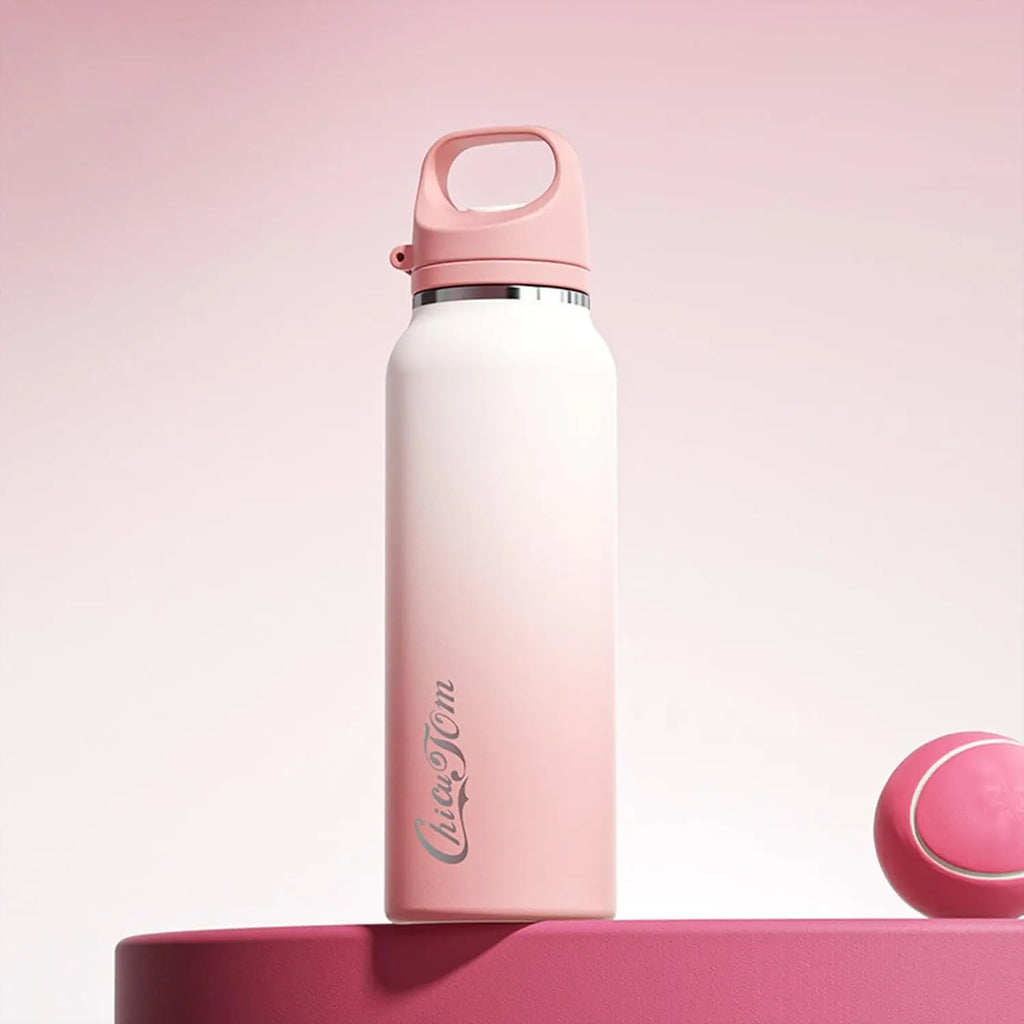 One Touch Open Lid Stainless Steel Vacuum Water Bottle for Outdoor Sports Cycling Car Leakproof Cold Drink Insulated Sport