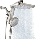 High Pressure Rain Shower Head with Handheld Spray Combo, Magnetic Docking and Power Jets