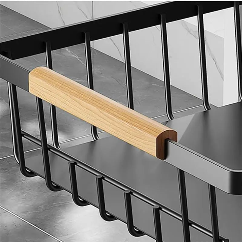BHTS-Heavy Duty Slide Out Drawer, No Drill Pull Out Drawers, Multifunctional Pantry Shelves For Kitchen And Bathroom
