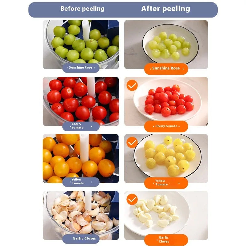 Rechargeable Electric Fruit Peeler Blender Electric Grape Peeling Machine Automatic Household Electric Fruit Peeler