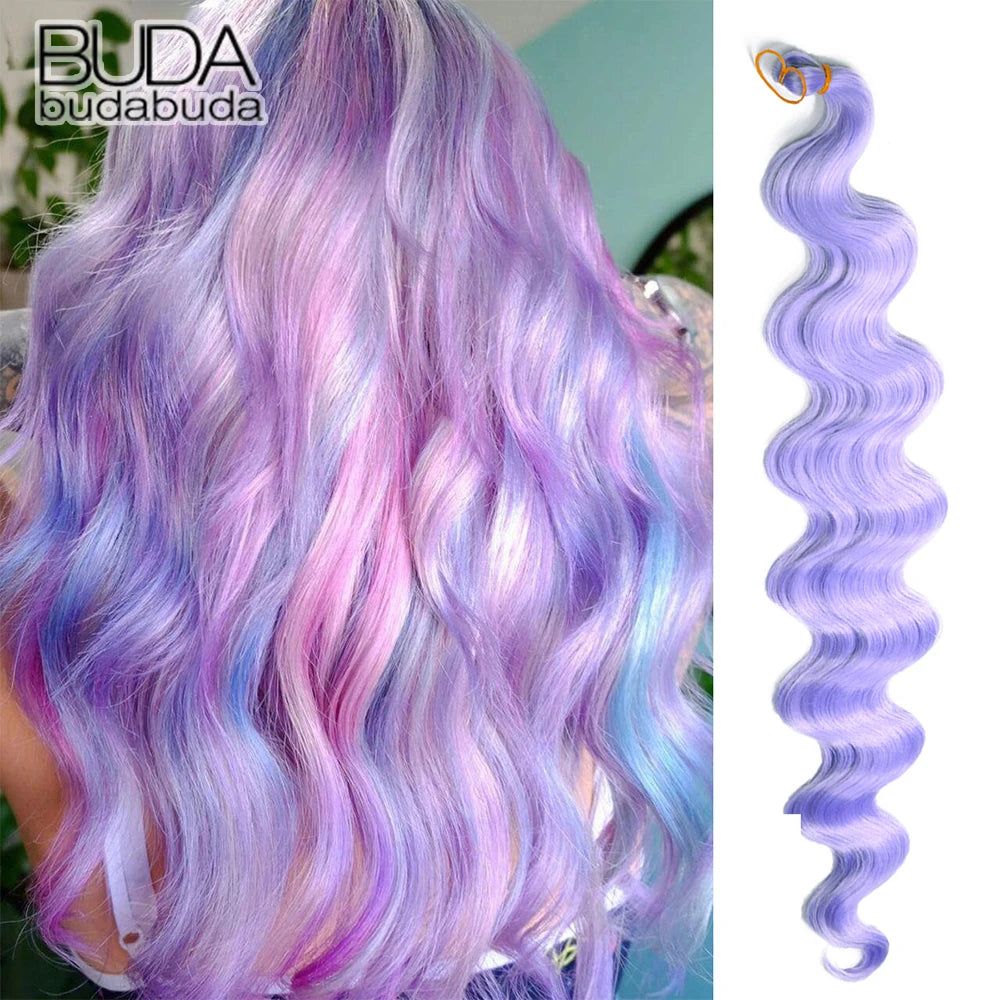Long Deep Wave Braiding Hair 28 Inch Ocean Wave Crochet Hair Synthetic Deep Curly Crochet Hair Extensions For Black Women