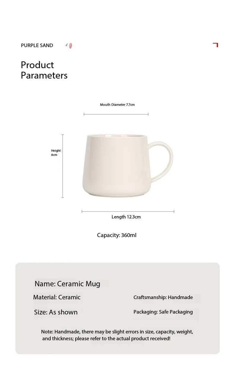 Home Coffeeware Hot Selling Blue Bottle Coffee Cup Cultural and Creative Cup Ceramic Mug Boys and Girls Home Water Cup Souvenir
