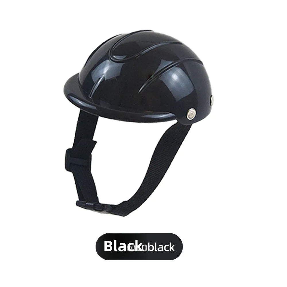 New pet hard hat helmet cat dog headgear pet locomotive hat headgear pet toy hat pet helmet