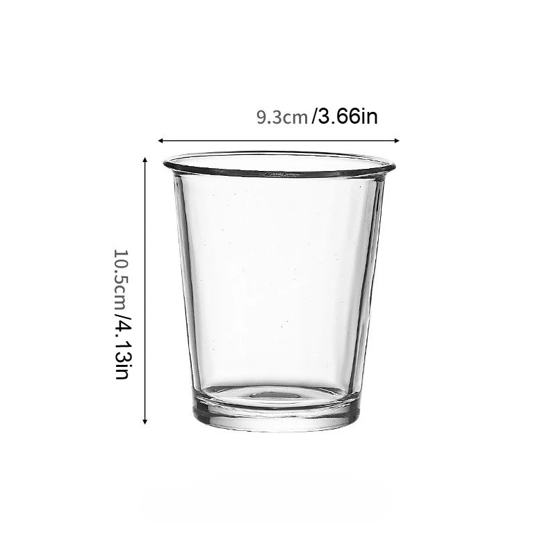 Coffee Cup Curled Latte Cups Household Glass Drinkware Juice Milk Simple Mug Transparent Water Bottles Glassware Cups Coffeeware