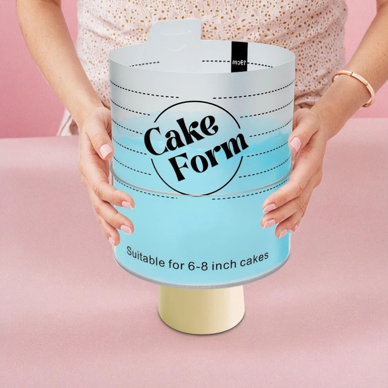 Adjustable Round Cake Ring Mold Retractable Fondant Tools Mousse Cake Ring Acrylic Circle Baking Ring Cake Tools