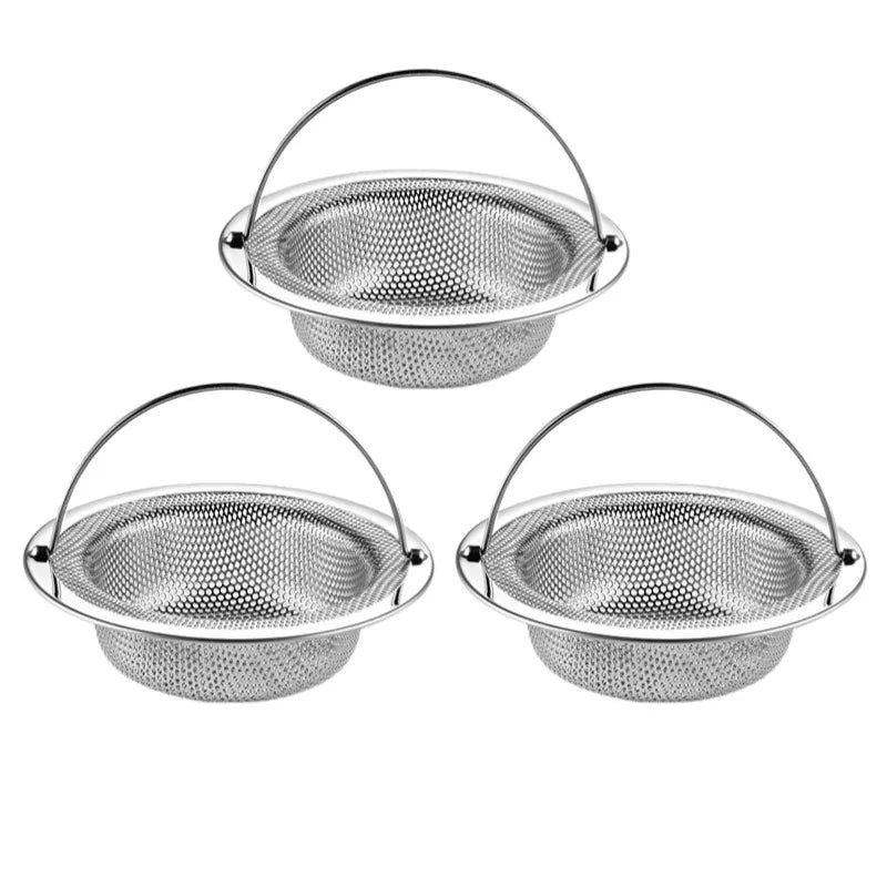 Kitchen Sink Filter Bathroom Floor Drain Mesh Filters Stainless Steel Sink Strainer Garbage Food Residue Drain Hole Filter Trap