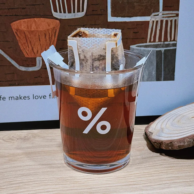 Coffee Cup Curled Latte Cups Household Glass Drinkware Juice Milk Simple Mug Transparent Water Bottles Glassware Cups Coffeeware