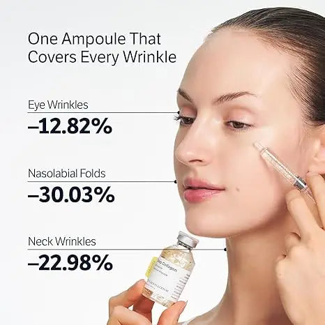SUNGBOON EDITOR Silk Peptide Intensive Lifting Ampoule | Korean Anti-Aging Serum for Face with Collagen & 30 Peptide Complex