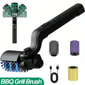 BBQ Grill Brush 3-Speed Settings Electric Grill Brush,180° Adjustable Head,90 Mins Grill Cleaner for Outdoor Griddles Smokers