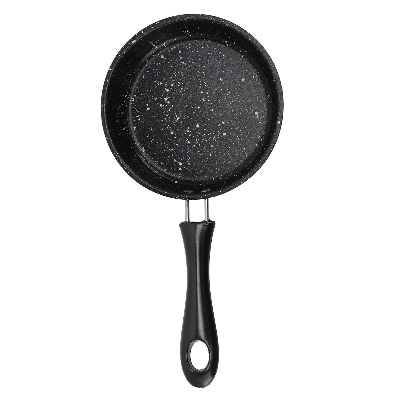 Frying Pan Stainless Steel Egg Pan Ergonomic Handle Fast Even Conduction Antistick Cooking Skillet for Bacon Steak Onion