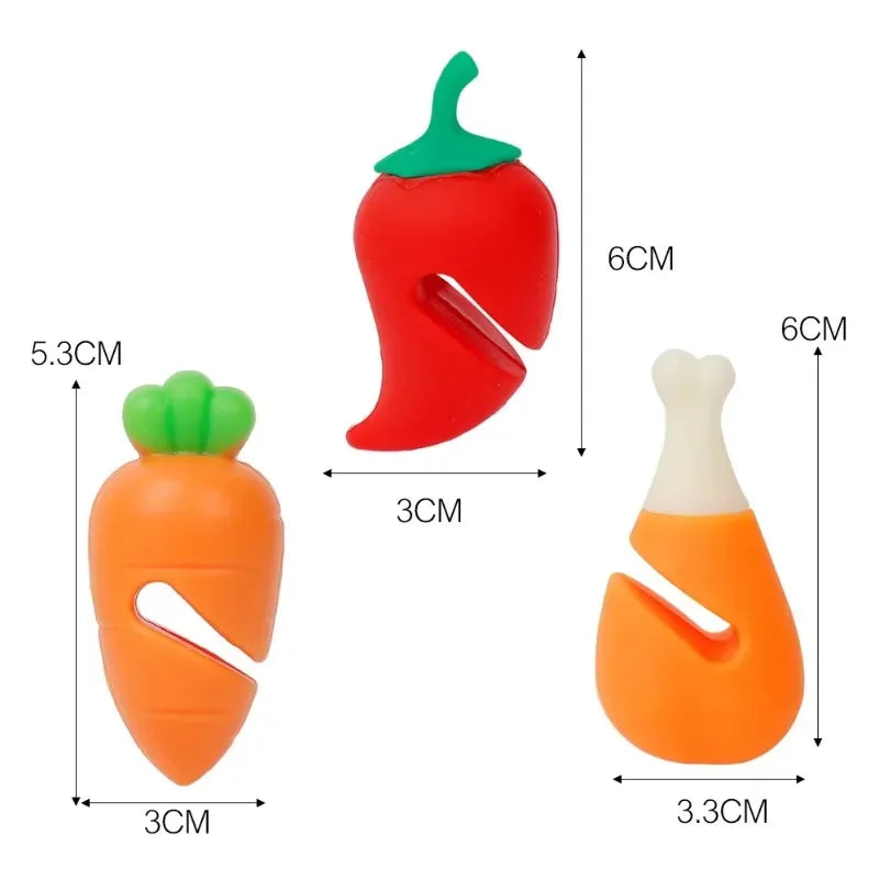 1-3Pcs Silicone Pot Lid Anti-spill Rack Heat-resistant Anti-Overflow Stoppers Pot Cover Lifter Holder Creative Kitchen Tool