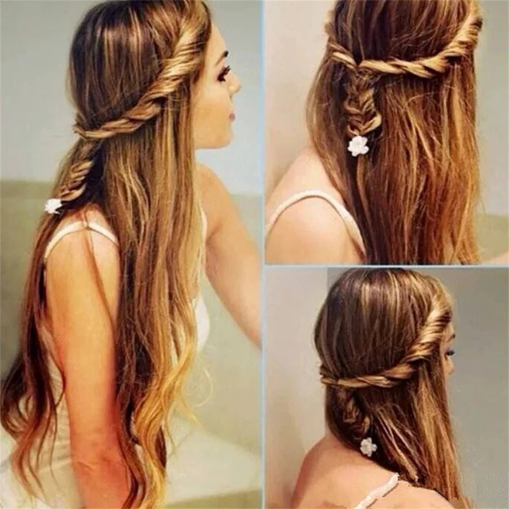 2pcs/Set Fashion Hair Braiding Weave Roller Twist Styling Maker Diy Hairstyling Accessories Salon Tool Home Use Braided Hair