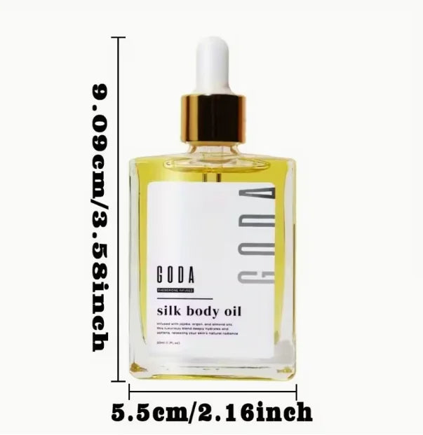 GODA 3-in-1 Pheromone Perfume & Body Oil for Women & Unisex Long-Lasting Moisturizing Light Beige Care with 24-Hour Hydration