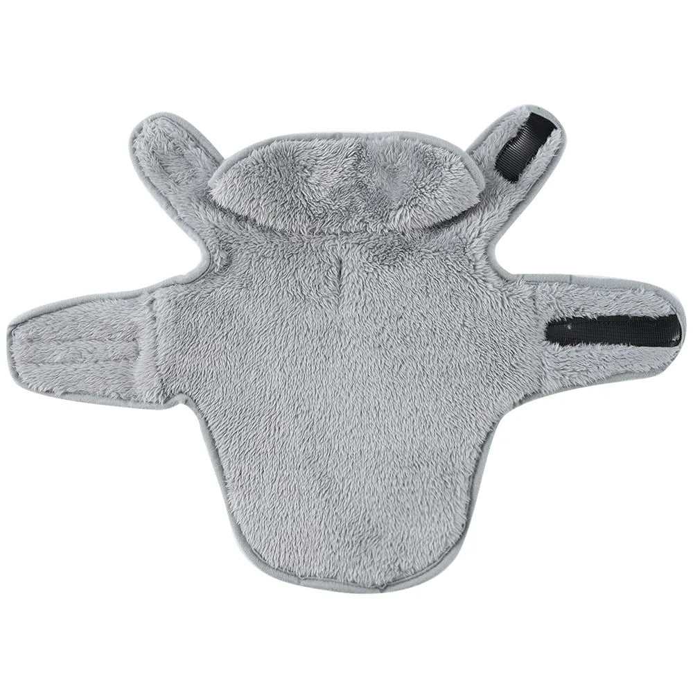 Reversible Dog Vest For Winter Warm Fleece Pet Coat For Small Large Dogs Cats Soft Puppy Jacket With Leash Hole Chihuahua Jacket