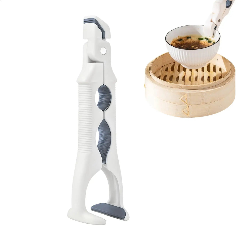 3 in1 Multi-Purpose Anti-Scald Bowl Clip Non-Slip Pizza Pans Lifter Clamp Hot Plate Gripper Tongs Bowl Dish Plate Gripper Clips
