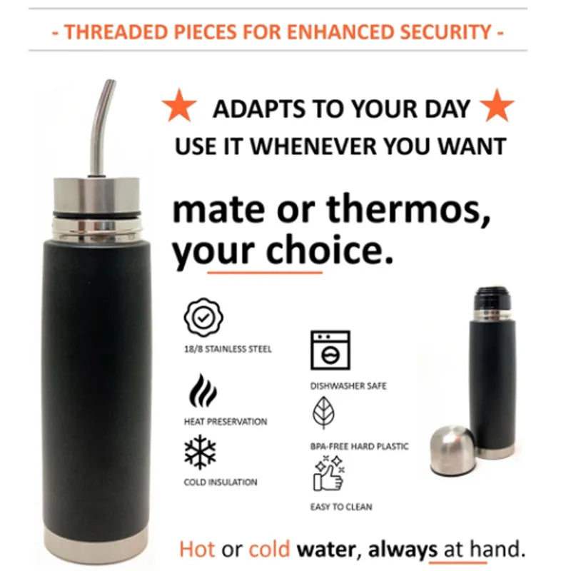 Stainless Steel Madai Tea Travel Pot 3-in-1 Filter And Straw Brewing Utensil Leak Proof Design Convenient For Outdoor Carrying