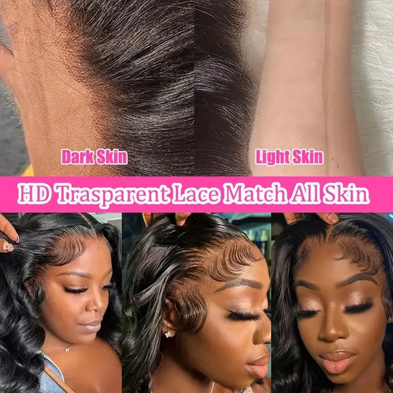 Lafino Wig 360 Full Lace Wig Human Hair Pre Plucked Hd Body Wave 230 Density Lace Wig 360 Lace Frontal Wigs Invisible Drawstring