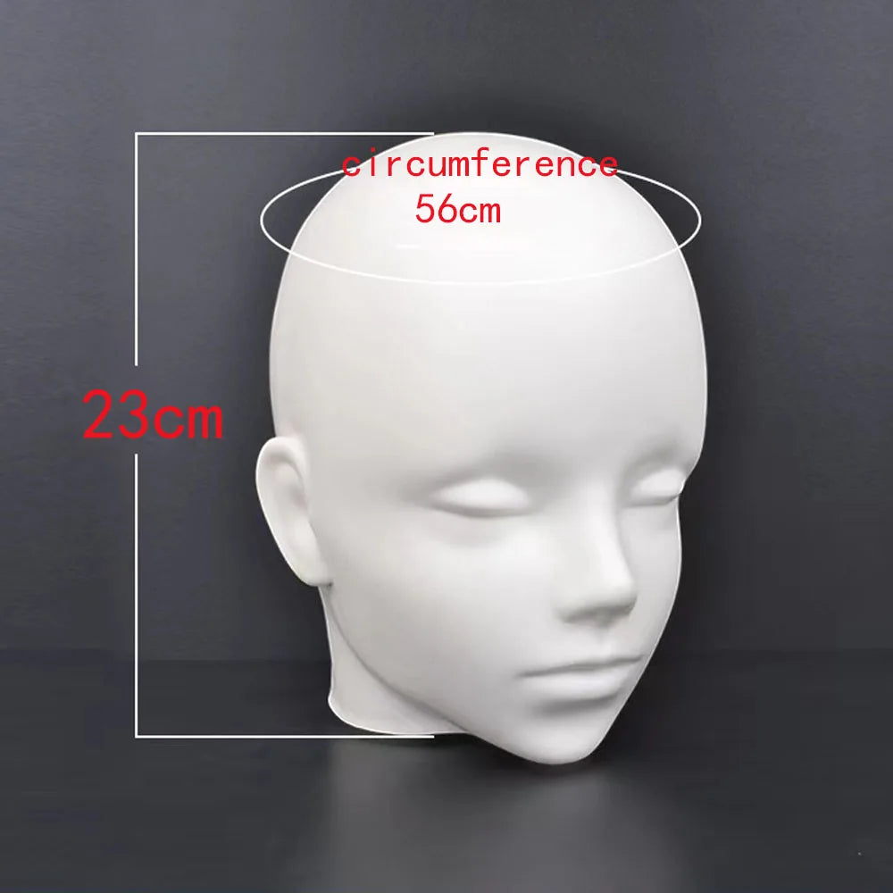 22inchNew Mannequin Head Wig Stand With Adjustable Wig Tripod Stand Holder For Wigs Making and Hat Display Cosmetology for Coser