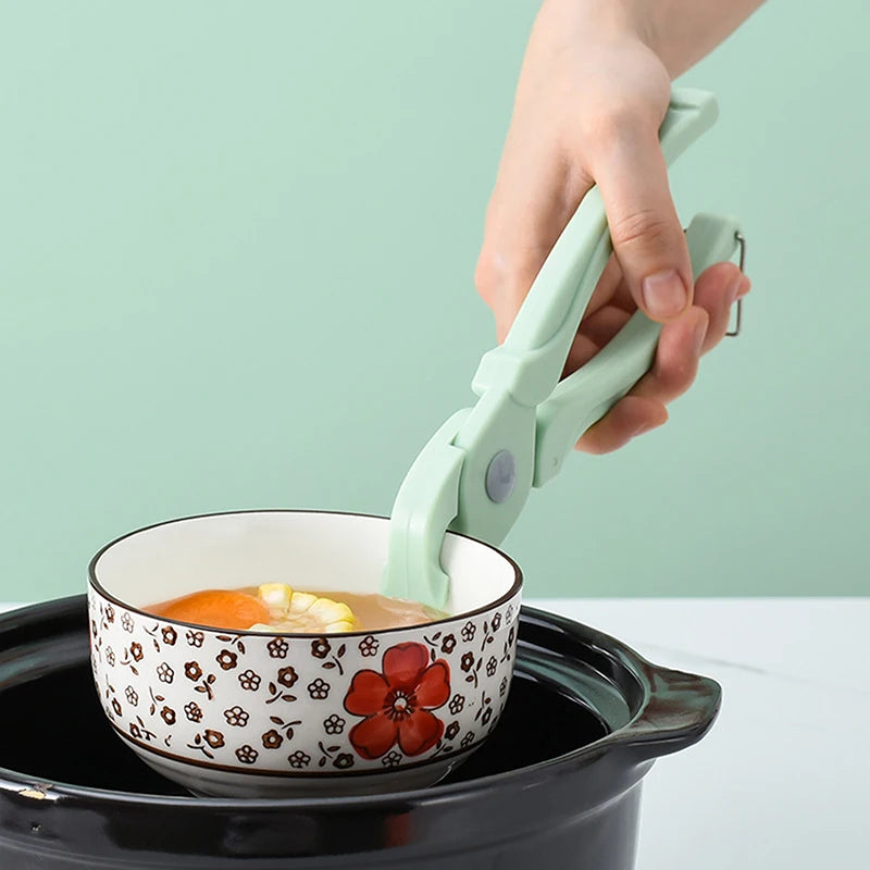 Anti-scald Clip Silicone Kitchen Anti Scald Plate Bowl Dish Pot Holder Anti-hot Clip Lifter Kitchen Accessories Gadget ﻿2024