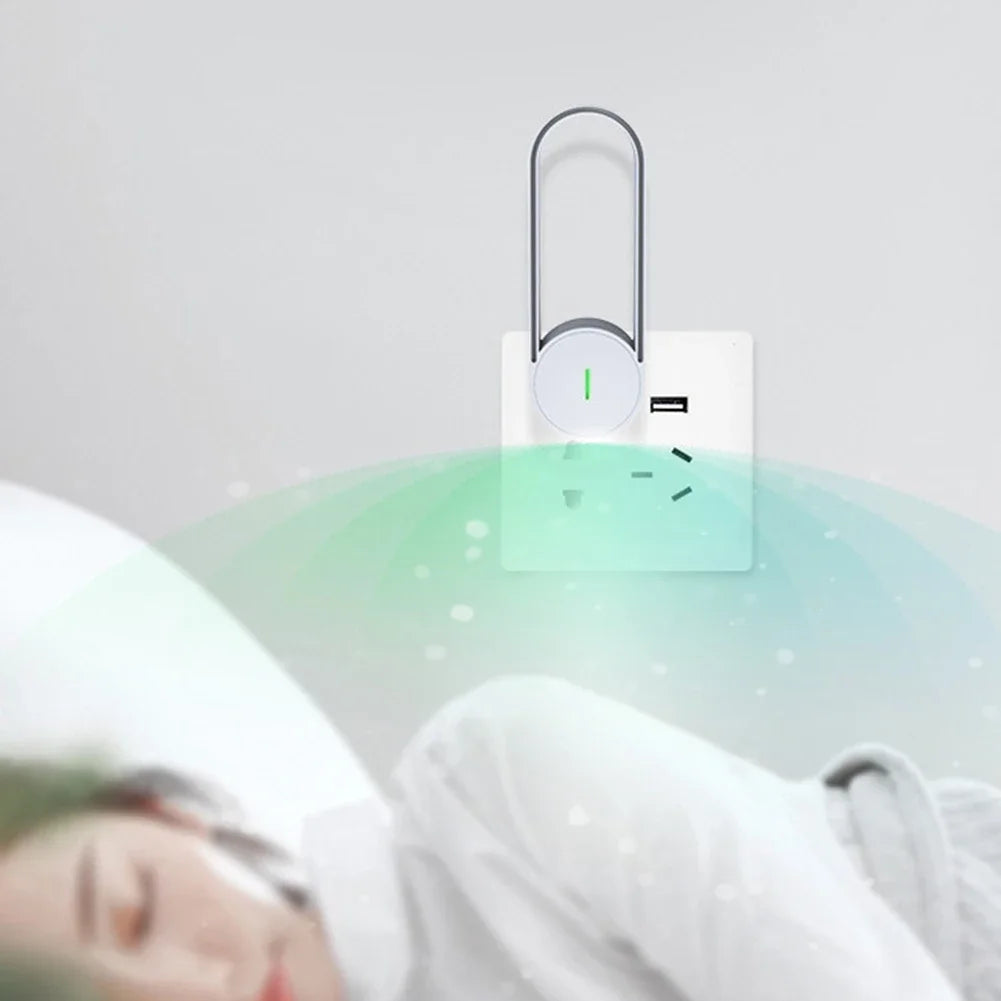 USB Rechargeable Air Ionizers Air Purifier Car Air Purifier Ionizer Air Freshener for Bedroom Office Kitchen for Better Sleep