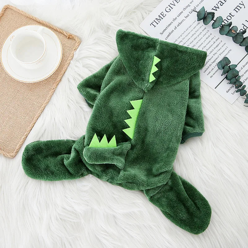 Pet Dog Clothes Warm Soft Fleece Dogs Jumpsuits Pet Clothing for Small Dogs Puppy Cats Hoodies Chihuahua Yorkshire Costume Coats