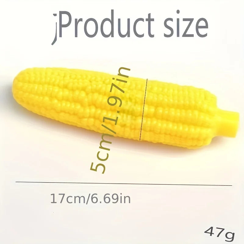 Indestructible Dog Chew Toy Heavy-Duty Rubber Bone Corn Grain Texture for Medium Large Dogs Puppies Powerful Chewers Dental Care