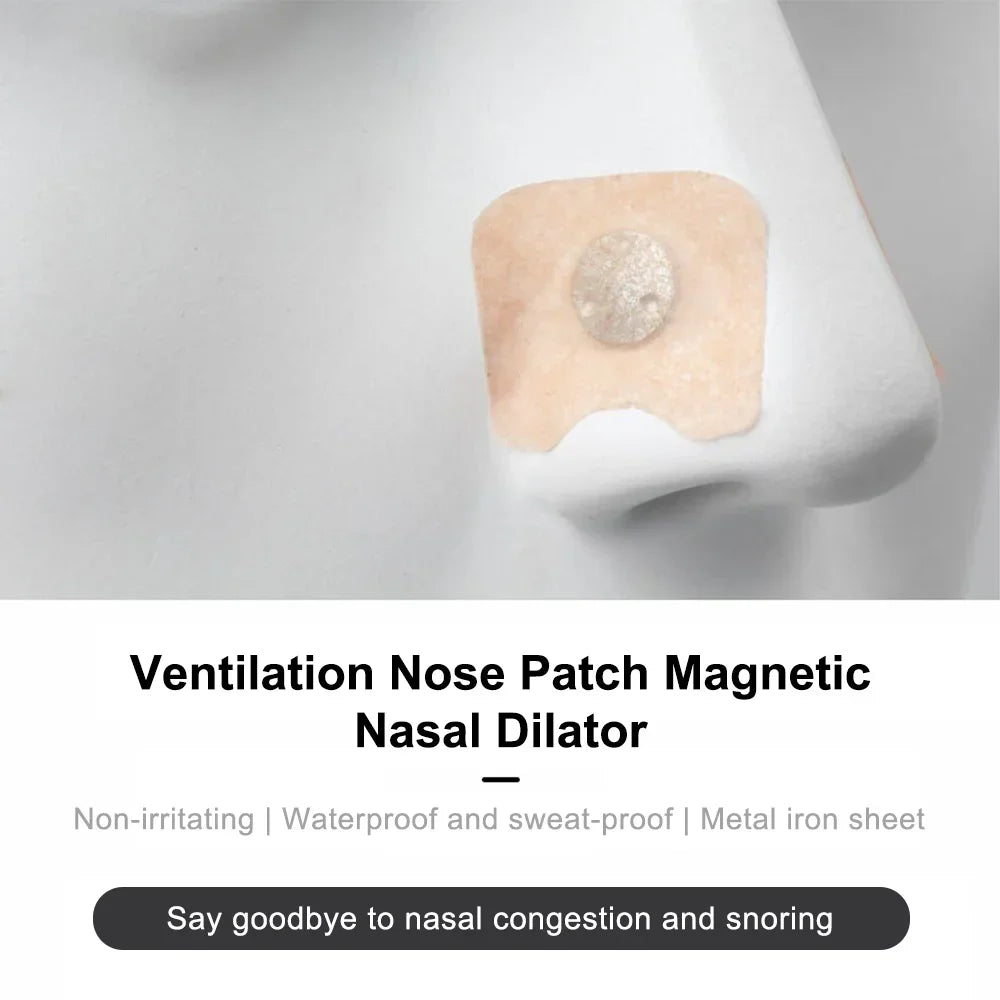 Nose Breath Patch Magnetic Nose Breathing Patches Nasal Strips Increase Air Improve Sleep Reduce Snoring Tools100pcs