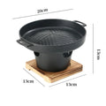 Detachable Japanese Alcohol Stove Korean Portable Non-stick Mini Barbecue Stove Barbecue Grill Camping