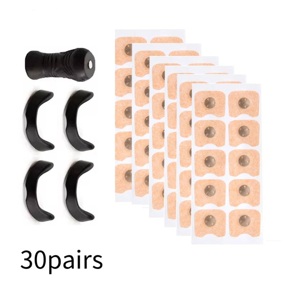 30-Day Magnetic Nasal Strips Anti-Snoring Aid with Strong Adhesive Tabs High-Quality Sleep Appliance for Snoring Relief
