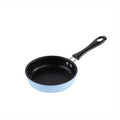 1pc Mini Nonstick Cast Iron Skillet with Pink Handle - Portable Omelette Pan for Induction & Gas Cooktops, Ideal for Breakfast