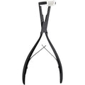 Tape in Hair Extensions Plier Black Stainless Steel Flat Surface Sealing Hair Extension Tools for Women Hair Extension Tools (Bl