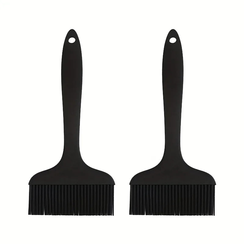 Heat Resistant Large Oil Brush BBQ Pastry Brush Silicone Basting Brush Extra Wide Basting Brush for Cooking Marinade Grilling