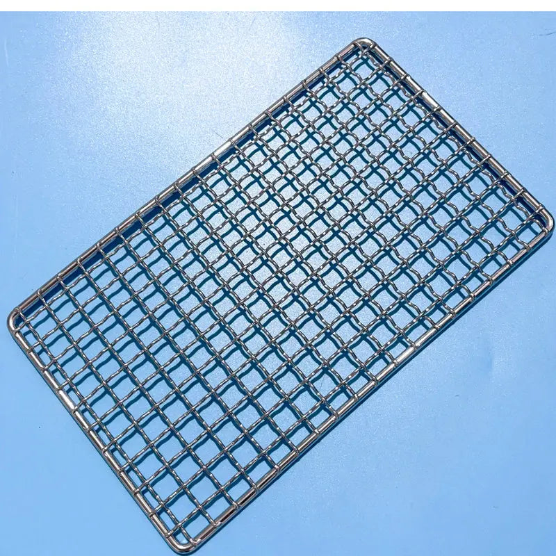 1.8MM Thicken Wires Stainless Steel 304 Food Grade 15-100CM Rectangle BBQ Barbecue Grill Wire Grid Mesh Net