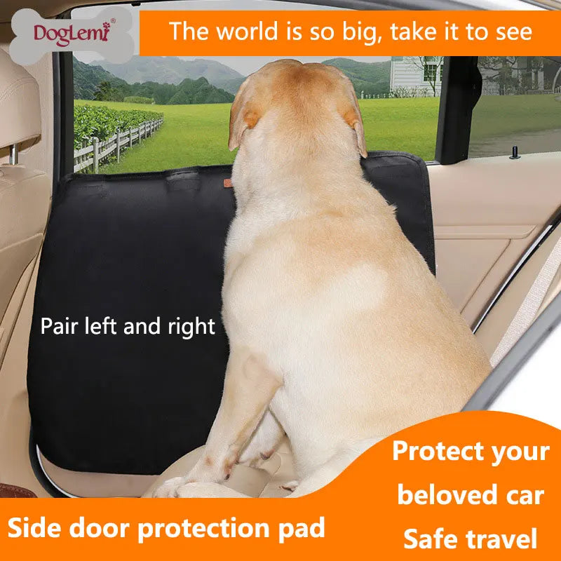 2 Pack Car Door Cover Pet Dog Car Door Protector Waterproof Pet Anti Scratch Vehicle Door Protector Back Window Scratching Cover