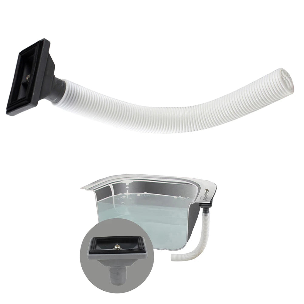 Upward Rectangle Overflow Pipe Head Washbasin Drainer Kitchen Sink Connector Overflow Head Drainage Accessory