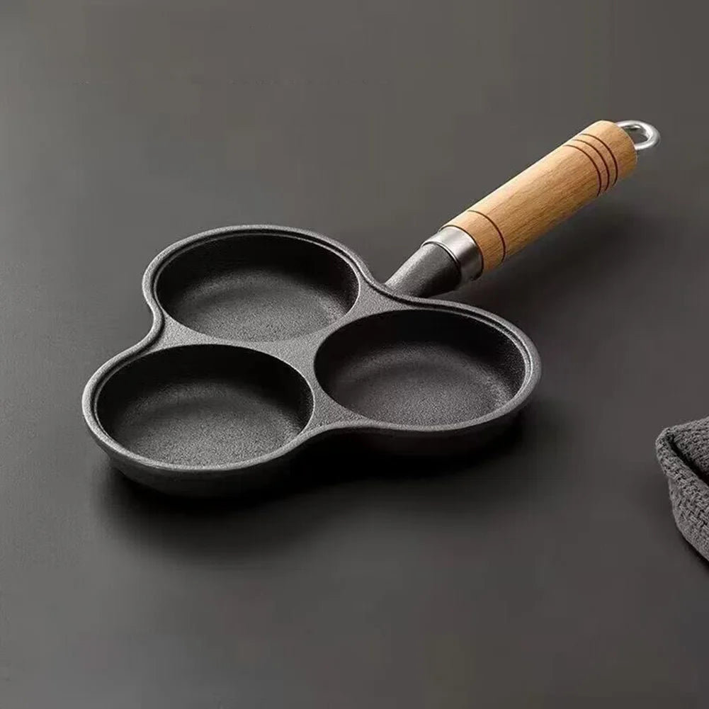 4/7 Cups Frying Pot Breakfast Maker Cooking Egg Pan Non-stick Griddle Pancake Steak Pan Thickened Mini Pancakes Maker Cookware