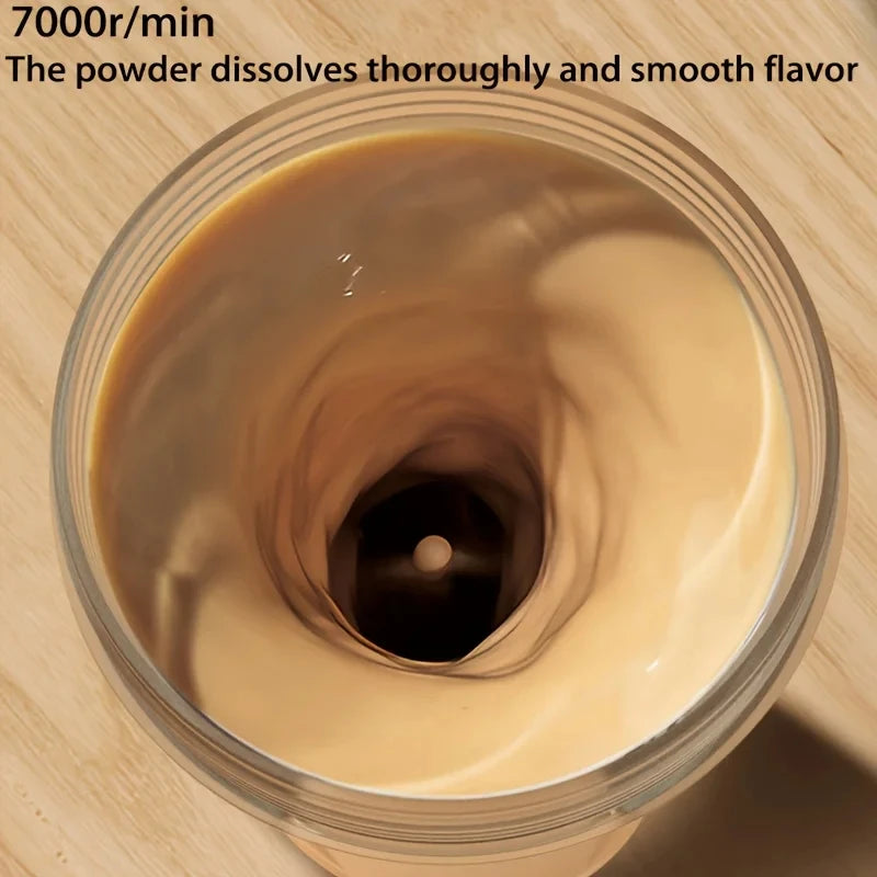 HOMEFISH 1 Piece/13.53 Oz Portable Charging Electric Stirring Cup Automatic Self Mixing Cup-Sports Cup with Electric Stirring