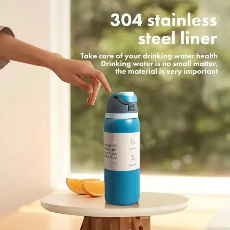 Vacuum Flasks & Thermoses Water Bottle Drinkware Thermo Tumbler Stainless Steel Thermal Mug Cold Hot Coffee