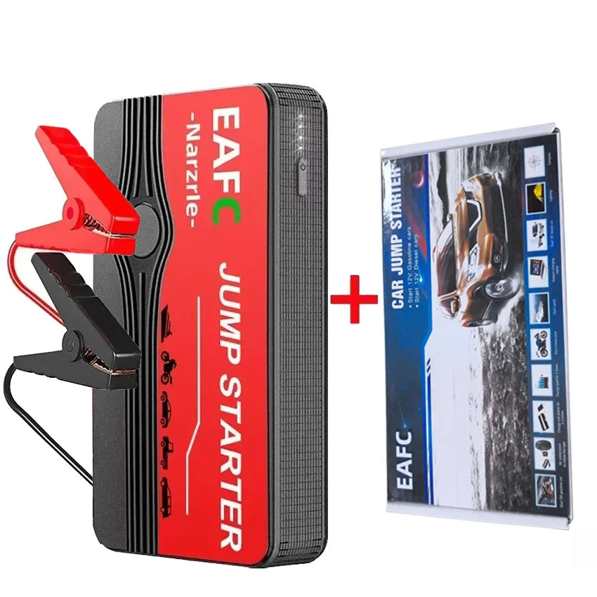 EAFC 12V Car Jump Start 600A-2000A Car Battery Starter Booster Auto Starting Device Emergency Start Portable Power Bank