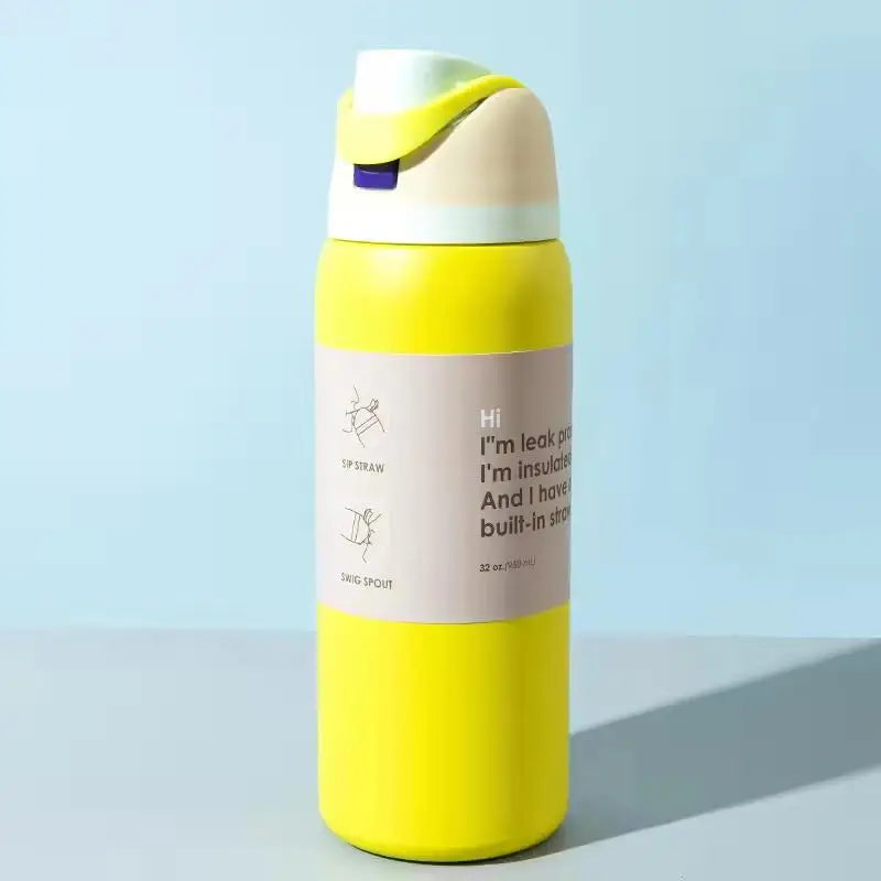 Vacuum Flasks & Thermoses Water Bottle Drinkware Thermo Tumbler Stainless Steel Thermal Mug Cold Hot Coffee