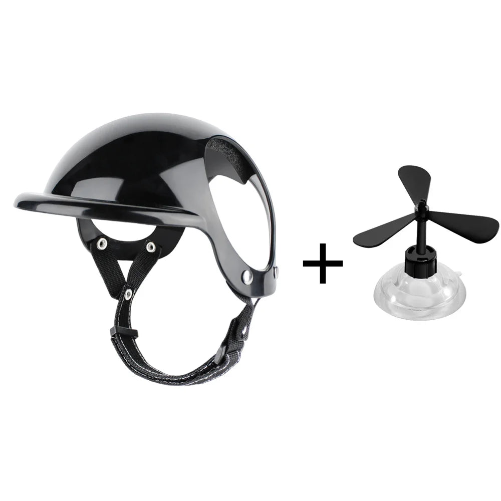 Cool Pet Dog Safety Helmet for Small Medium Dogs French Bulldog Doberman Pinscher Adjustable Motorcycle Helmets Pet Accessories