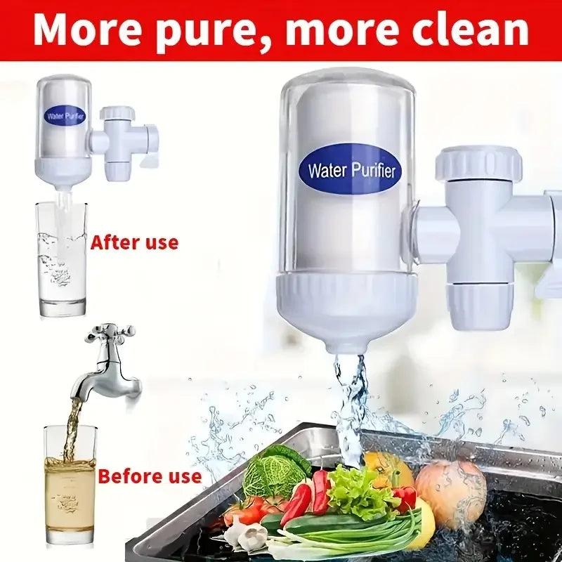 Kitchen Faucet 5-level Filter Household Water Purifier Can Be Repeatedly Cleaned And Replaced Filter Element Faucet Purifier