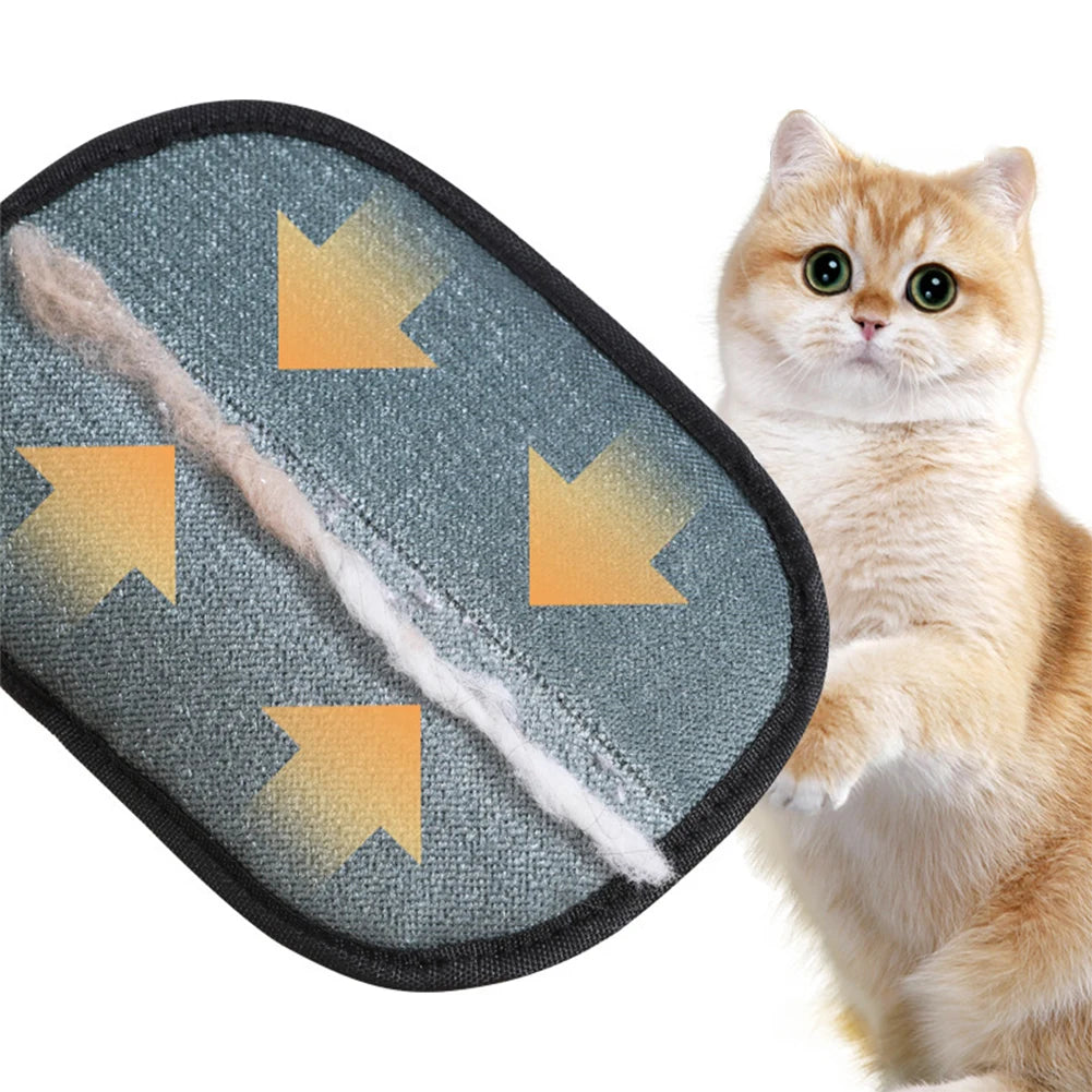 Pet Hair Remover Portable Washable Clothes Hair Dehairing Gloves Pet Cleaning Products Pet Accessories for Long/Short/Curly Hair