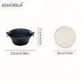 1Set Cast Iron Charcoal Stove Outdoor Camping Barbecue BBQ Rice Cake Charcoal Stove Portable Household Japanese Charcoal Stove