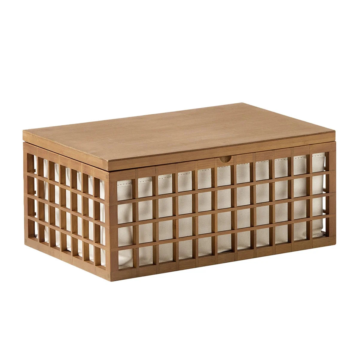 Small Shoji Lidded Box Kocha Brown