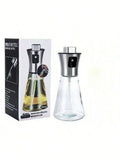 1 Pcs Glass Olive Oil Sprayer, Refillable Funnel Included, Suitable for Air Fryer, Salad, and Barbecue