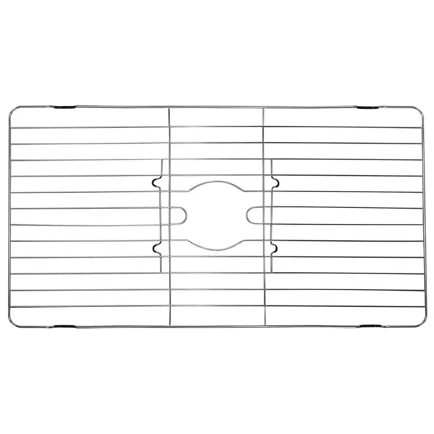 Small Sink Protector Grid - Anti-Scratch Stainless Steel Mat for Kitchen Sink Bottom & Dish Drying Rack