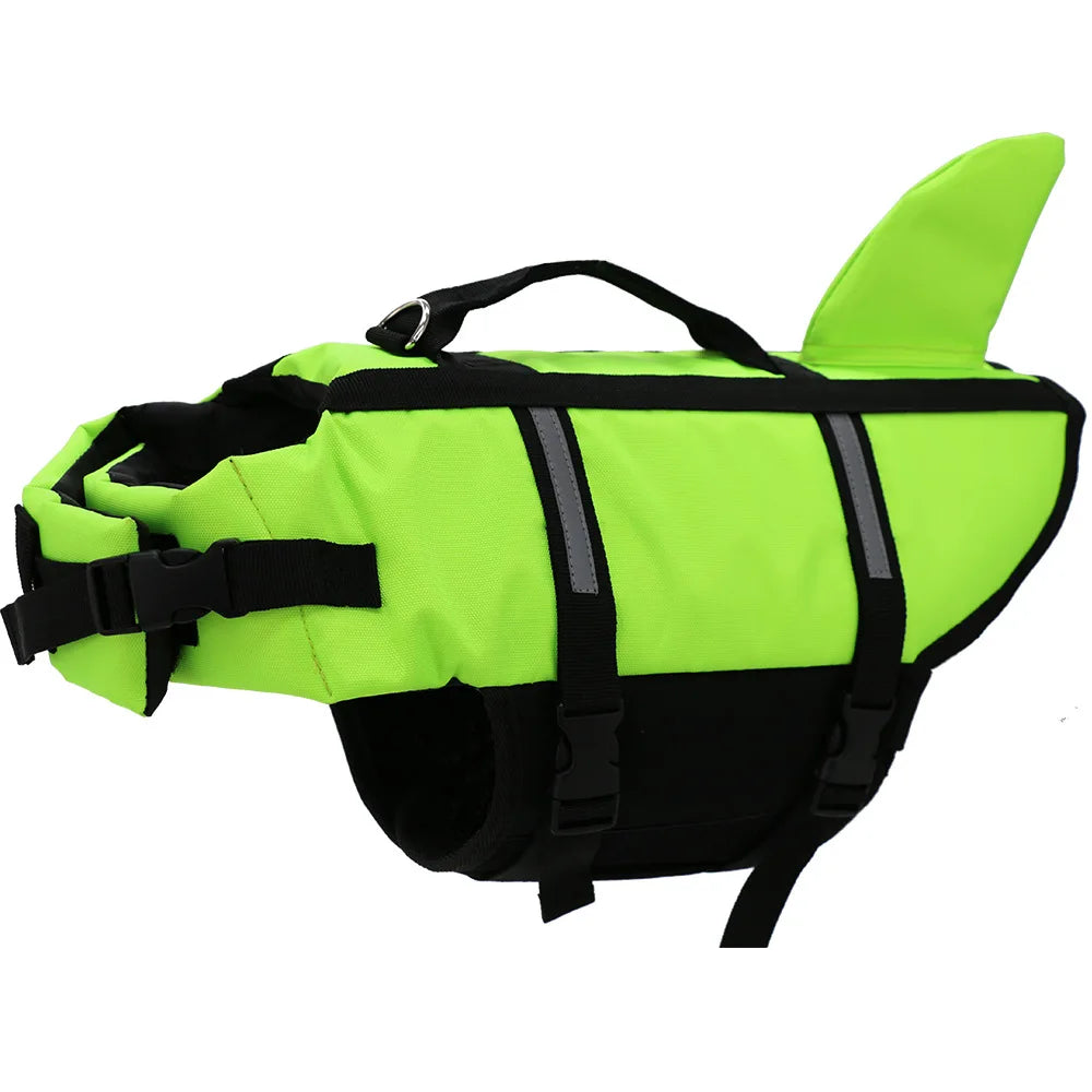 Adjustable Dog Life Jacket with Rescue Handle Sport Safety Rescue Vest Dog Clothes  Puppy Float Swimming Suit for All Pet Dogs