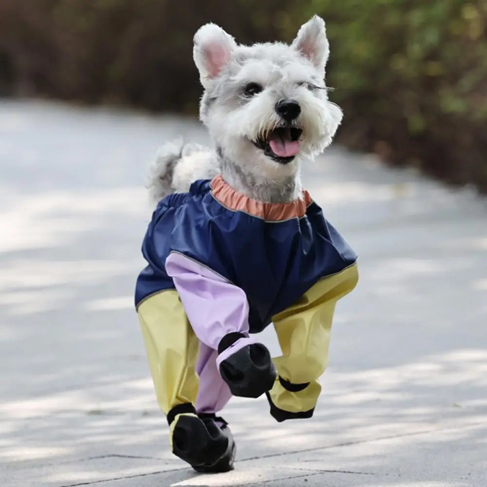 Dog Shoes Leggings Dirty-Proof Suspender Boot Waterproof Dog Pant Anti-Slip Pet Paws Protector for Outdoor Walking Hiking
