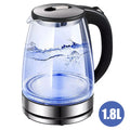 Electric Glass Kettle – 1.5L Borosilicate Tea Pot with Heating Base, Fast Boil Water Heater for Home & Office